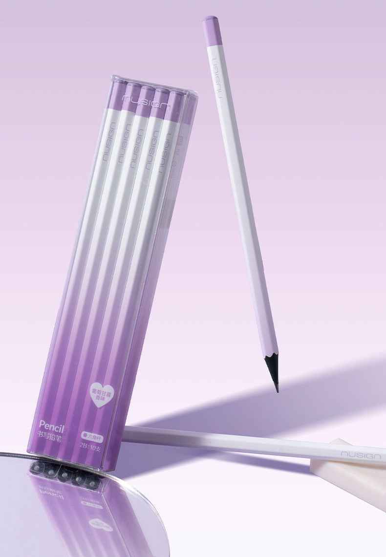 DELI NS749 Grape Scented Black Wood Pencils – HB & 2B 2 Pack