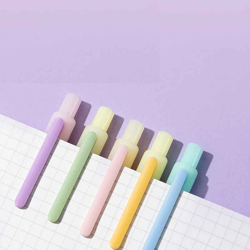 DELI NUSIGN Fragrance Scented Click Gel Pens 0.5mm Black Ink,5 Pack