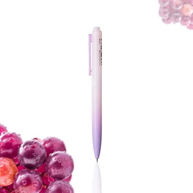 DELI NUSIGN Fragrance Scented Click Gel Pens 0.5mm Black Ink,5 Pack