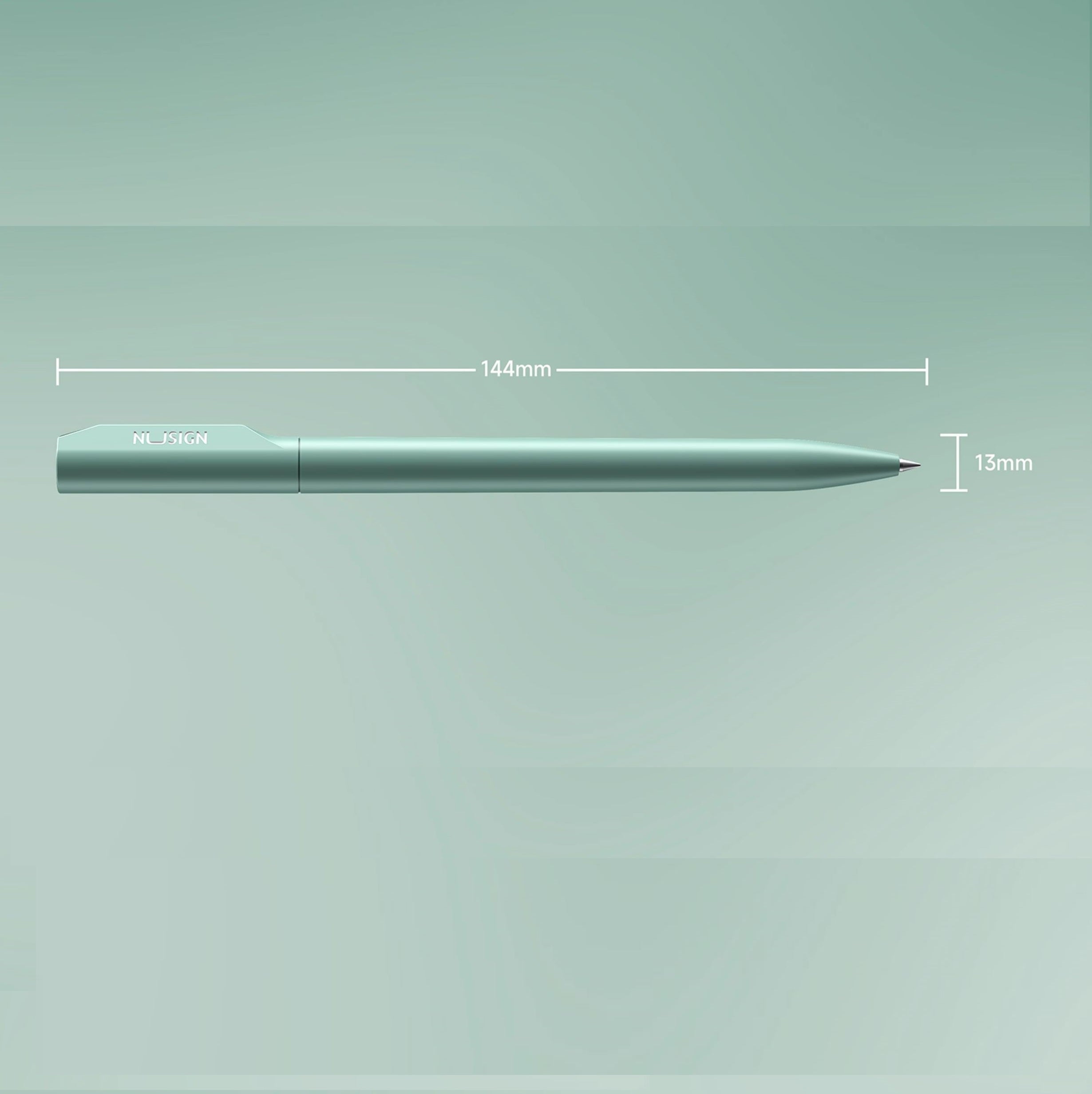 DELI Nusign NS552 Rotating Ballpoint Pen – 0.5mm Black Ink 4 Pack