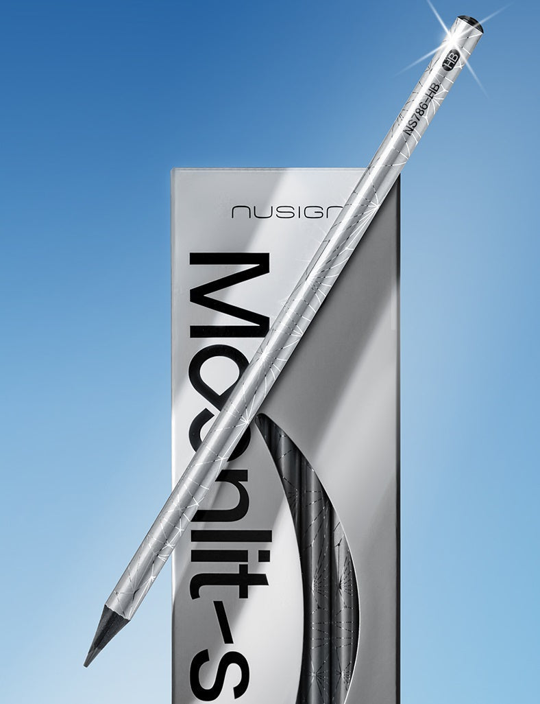 DELI Nusign Moonlit-S HB/2B Graphite Art Drawing Pencils,20 Pack