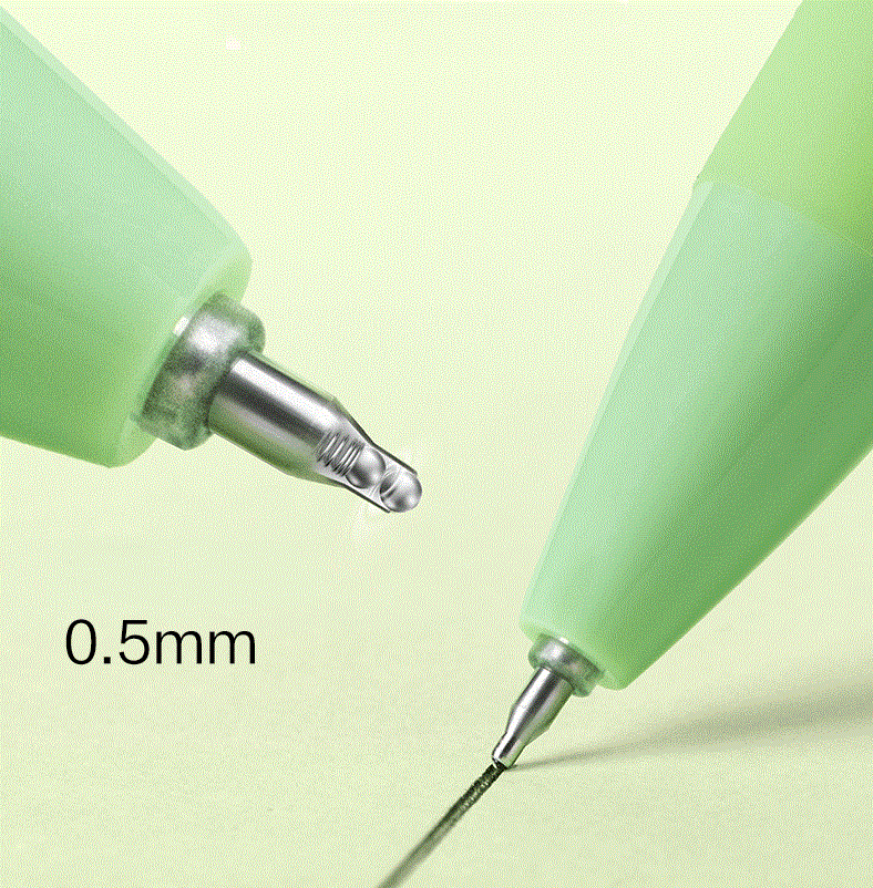 DELI Nusign NS985 Click Gel Pen – 0.5mm Black Ink 12 Pack