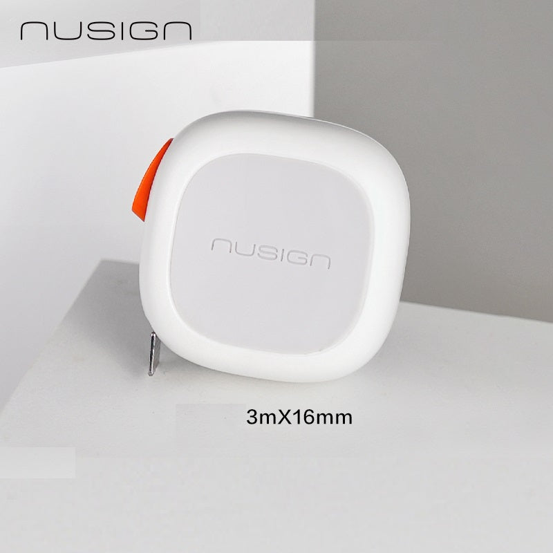 DELI Nusign NS092 Self Lock Tape Measure 3M x 16mm White