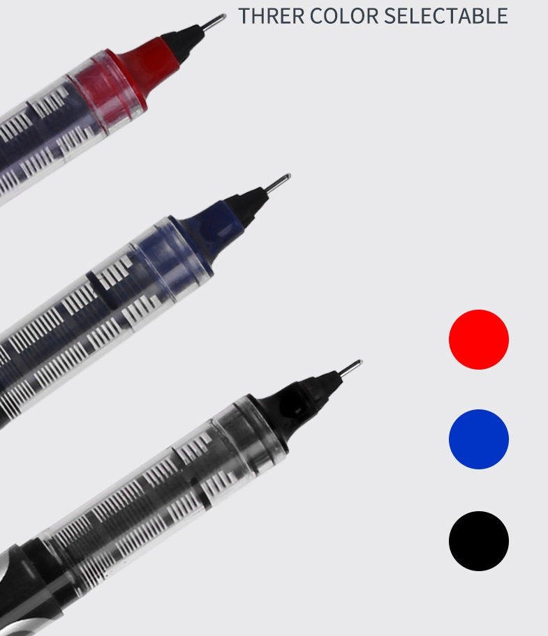DELI S657 Liquid Ink Rollerball Pen 12 Pack 0.5mm
