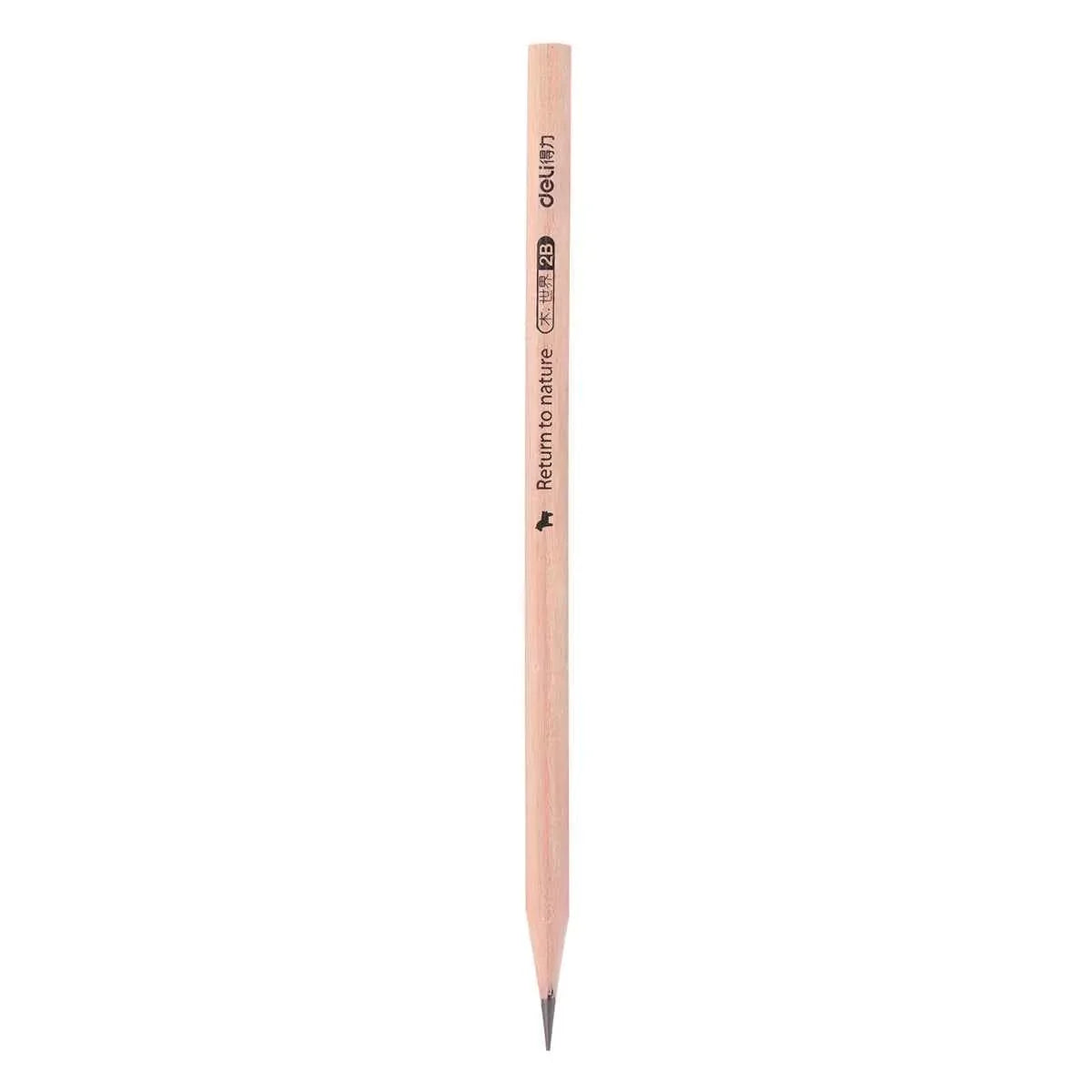 DELI 2B HB Wooden Pencils for School Office,Pack of 50