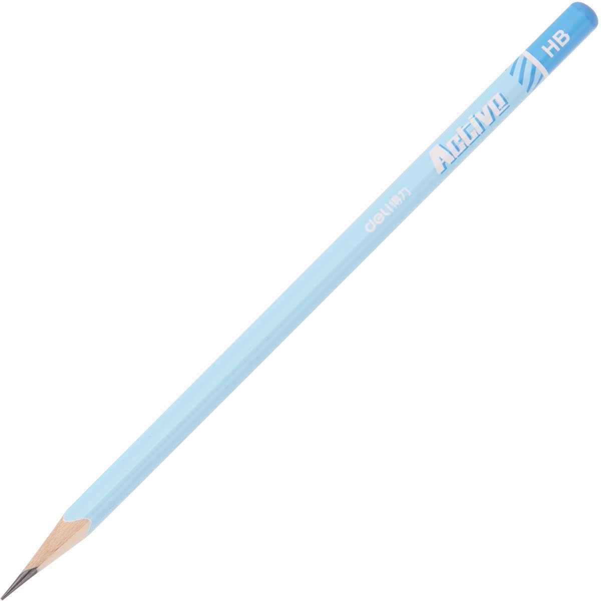 DELI HB Pencil 50 Pack Blue Pink Wooden Writing Pencils for School Office Blue