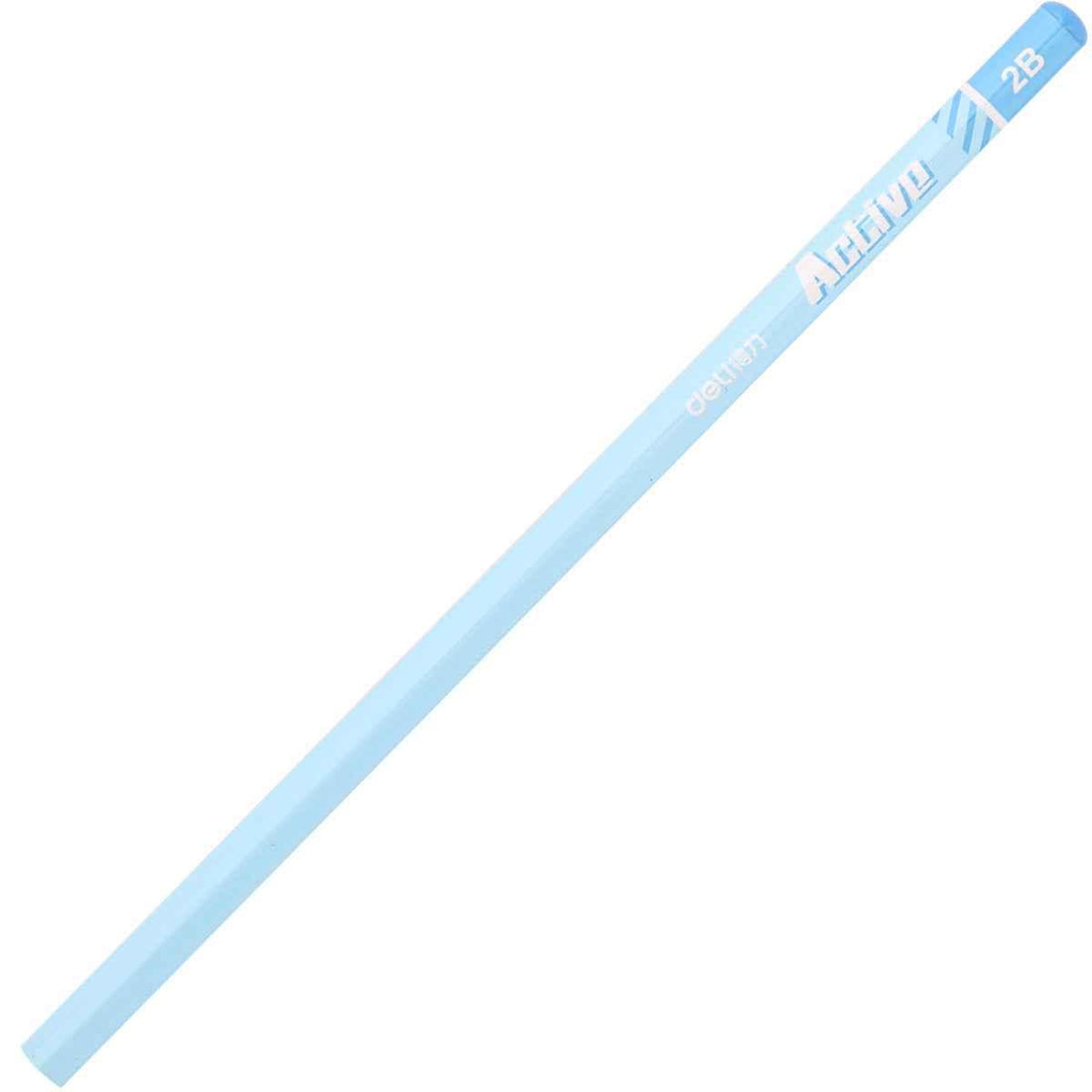 DELI 2B Pencil 50 Pack Blue Pink Wooden Drawing Pencils for School Office Blue