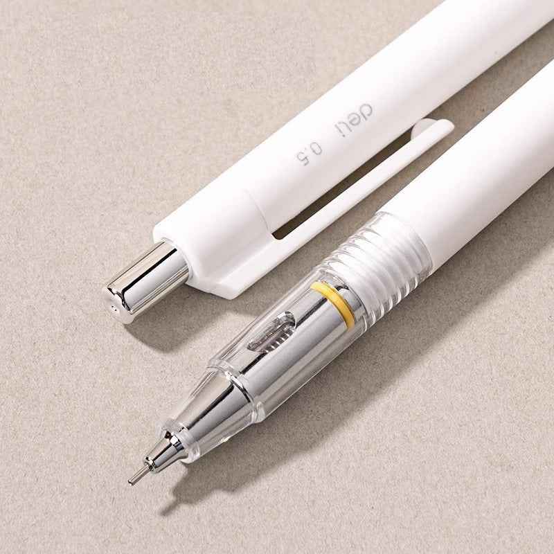 DELI SH985 Automatic Mechanical Pencil 0.5mm Black/White 2 Pack