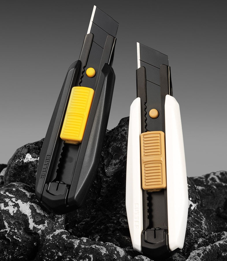 DELI SK5 Alloy Steel Utility Knife Paper Cutter Box Opener 2 Pack