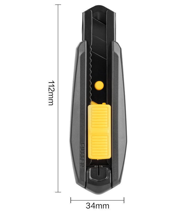 DELI SK5 Alloy Steel Utility Knife Paper Cutter Box Opener 2 Pack