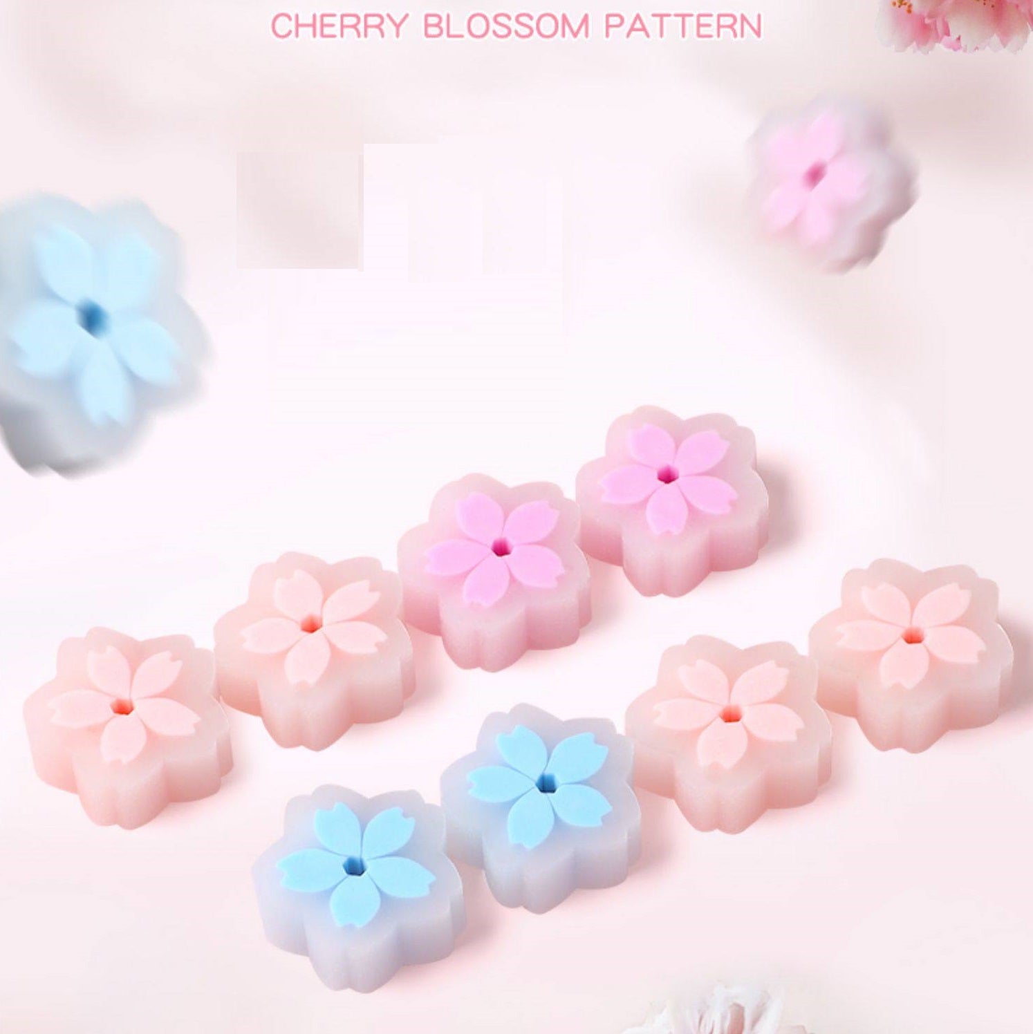 DELI Sakura Flower Eraser – 24 Pieces in Bucket
