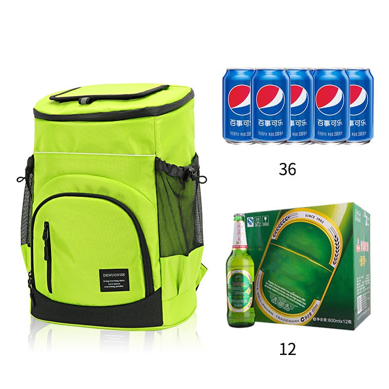 DENUONISS 30L Large Waterproof Insulated Cooler Backpack Green