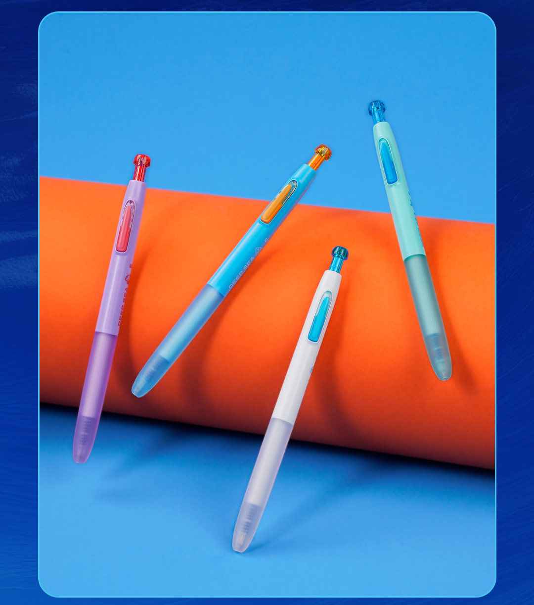 DIANSHI DS-0214 Erasable Gel Pen 4-Pack – Retractable,Silent Click