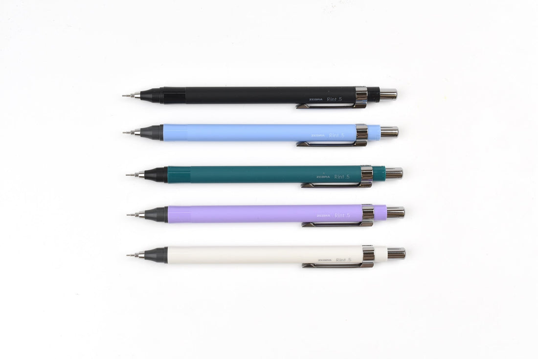 Zebra Rint Mechanical Pencil - 0.5 mm White