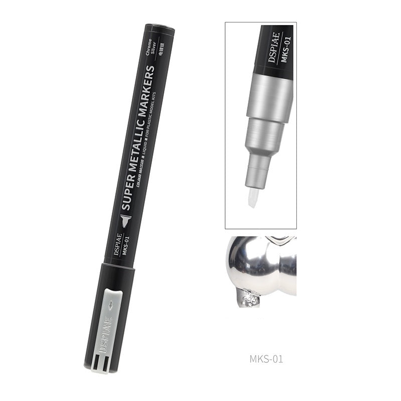 DSPIAE Super Metallic Markers,Liquid Mirror Chrome,3 Colors