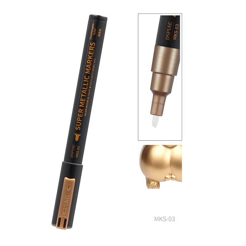 DSPIAE Super Metallic Markers,Liquid Mirror Chrome,3 Colors