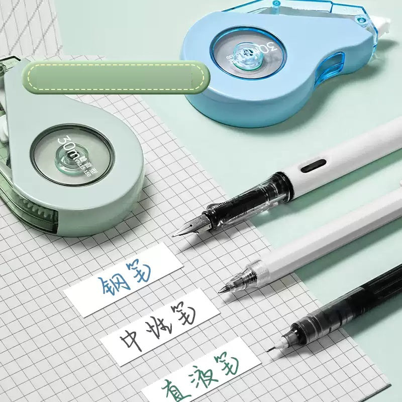 Deli Correction Tape Silent Operation 30m x 5mm 5 Pack