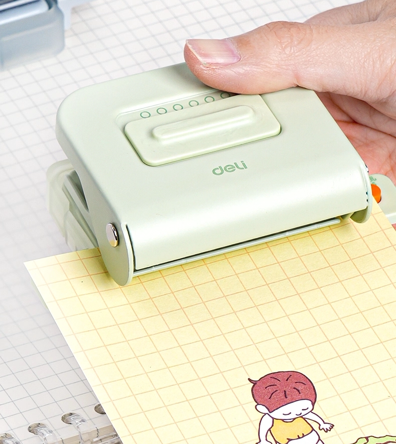 Deli Dual-Use Paper Punch (3/6-Hole) for A4/A5/B5