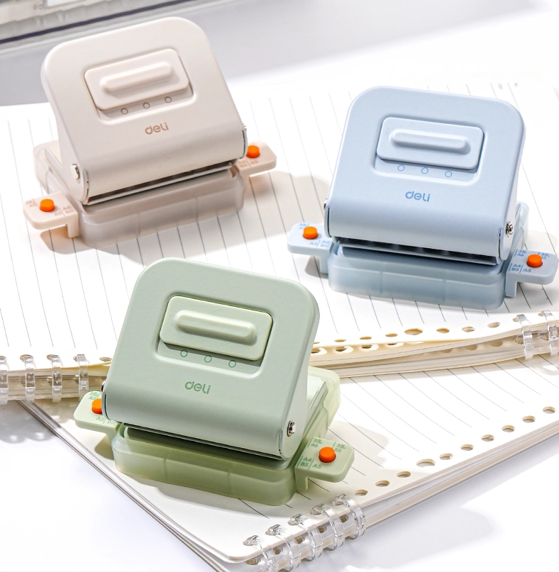 Deli Dual-Use Paper Punch (3/6-Hole) for A4/A5/B5
