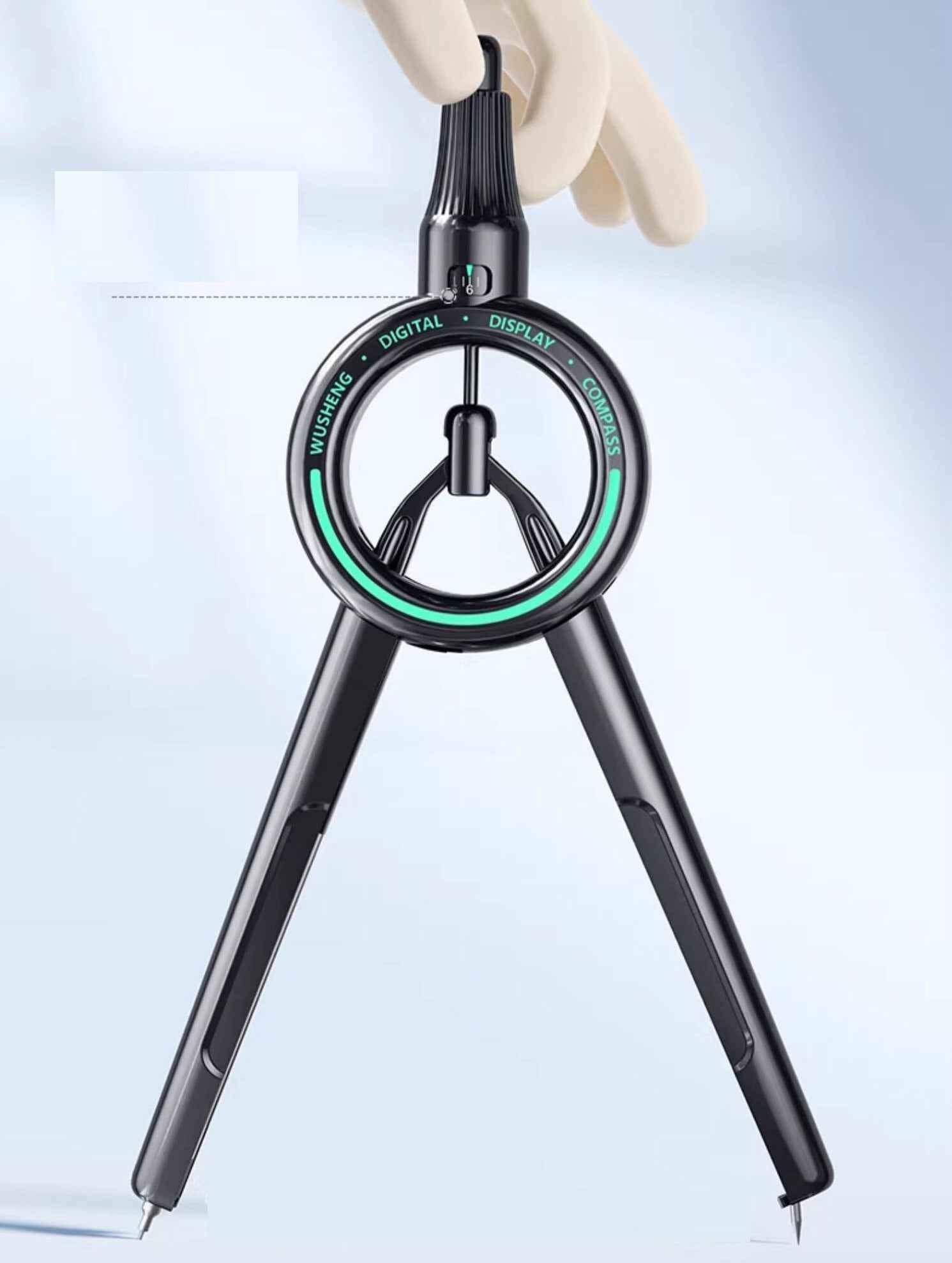 Digital Display Compass & Automatic Pencil Set