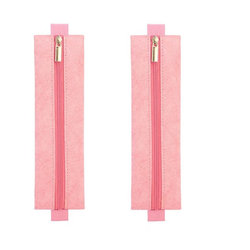 Dupont Paper Pen Pouch with Elastic Band for Journals & Planners 2pcs Pink