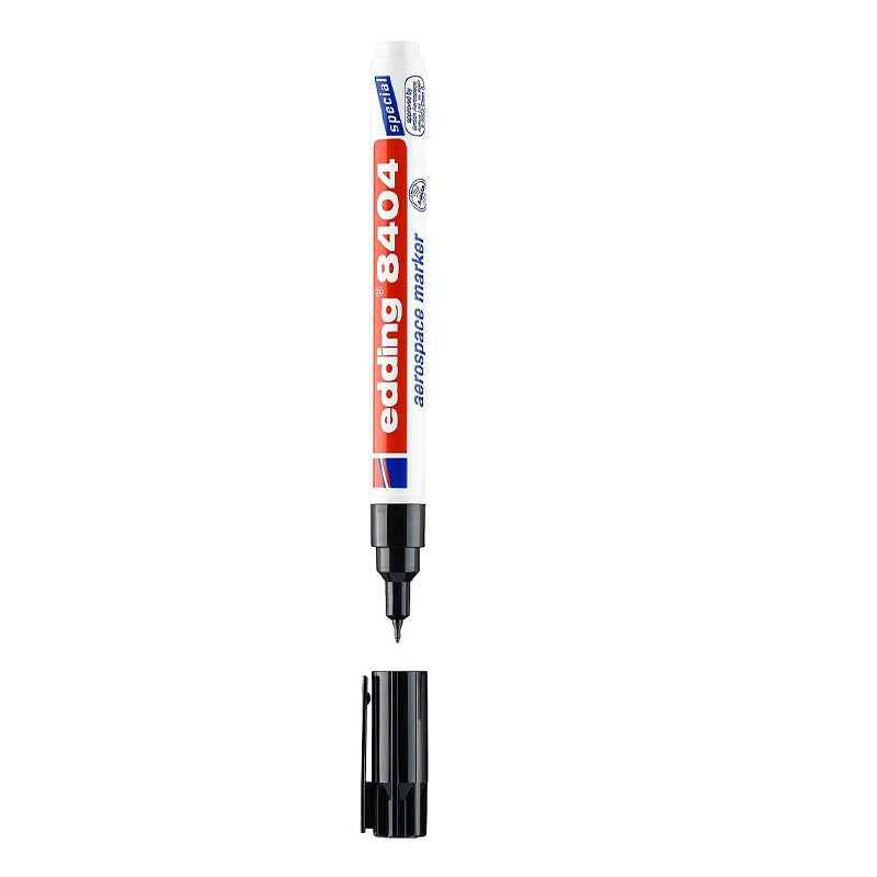 EDDING 8404 Aerospace Marker Pen Permanent Special Black Ink