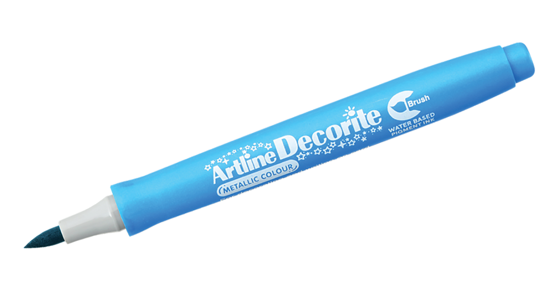 Artline Decorite Marker Sets | Brush Tip 4 Color Pack Pastel Set