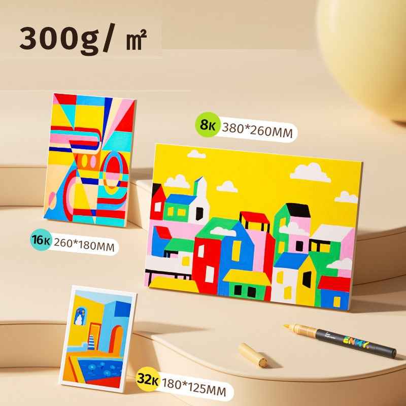 ENMY 32K/16K Acrylic Marker Sketch Pad,30 Sheets