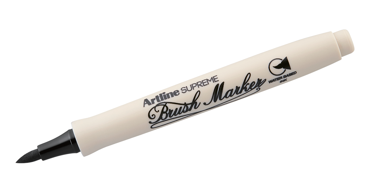 Artline Supreme Calligraphy Brush Marker Pen 20 Colors