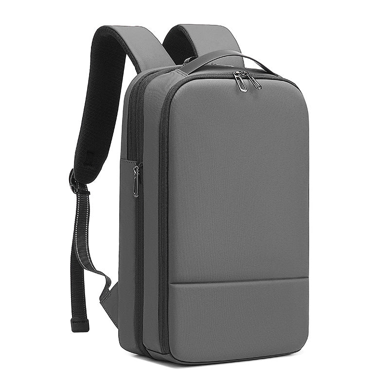 EURCOOL 6634 Slim Laptop Backpack 16 Inch – Expandable Grey