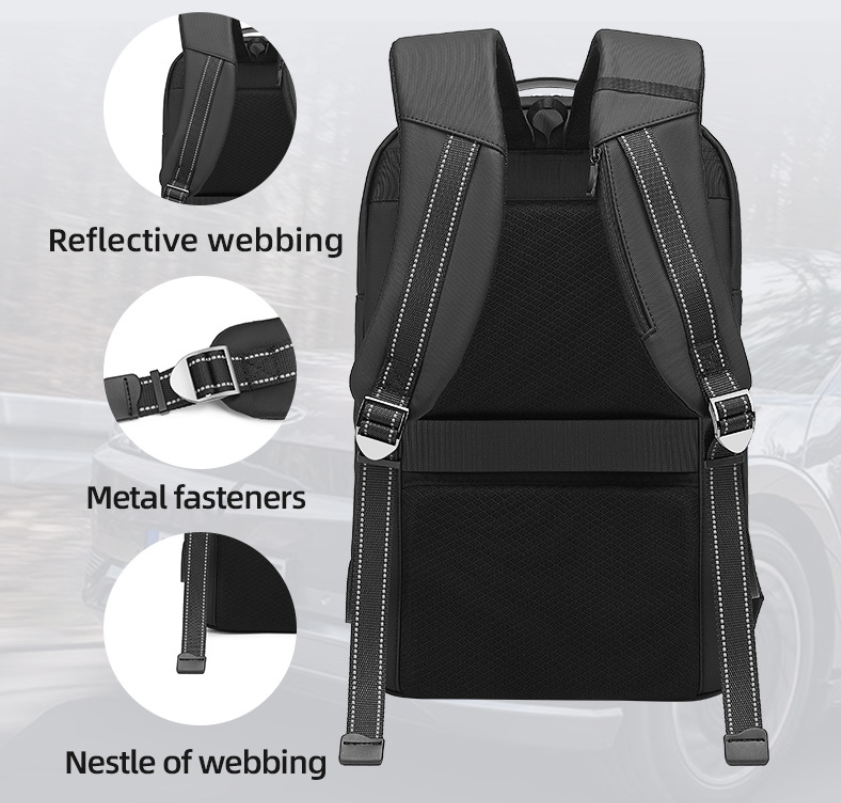 EURCOOL 6634 Slim Laptop Backpack 16 Inch – Expandable