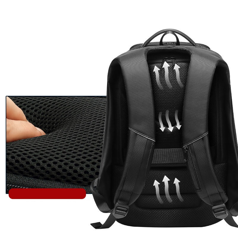 EURCOOL 0007 Men's Large Capacity 17 Inch Laptop Backpack