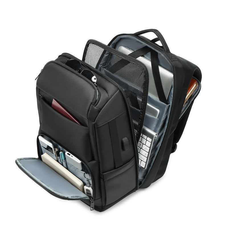 EURCOOL 0007 Men's Large Capacity 17 Inch Laptop Backpack