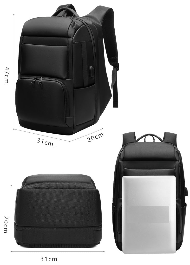 EURCOOL 0007 Men's Large Capacity 17 Inch Laptop Backpack