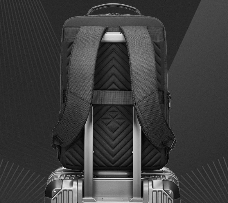 EURCOOL 8810 Men's Business 15.6 Inch Laptop Backpack
