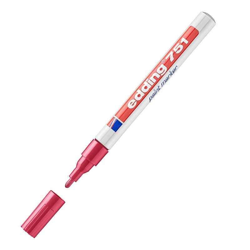 Edding 751 Paint Marker 1-2mm Round Nib Red