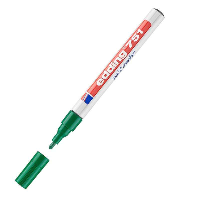 Edding 751 Paint Marker 1-2mm Round Nib Green