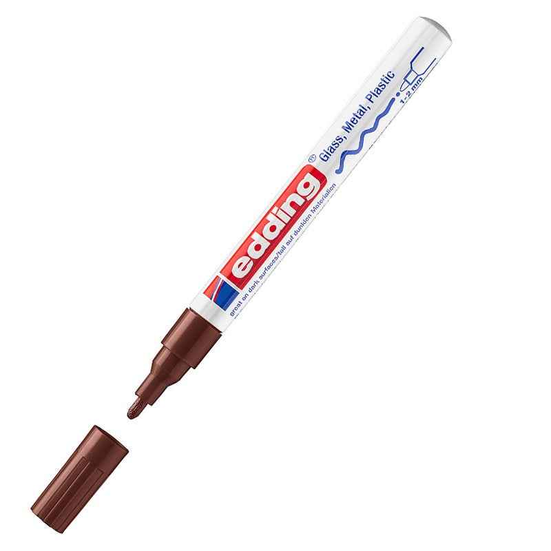 Edding 751 Paint Marker 1-2mm Round Nib Brown