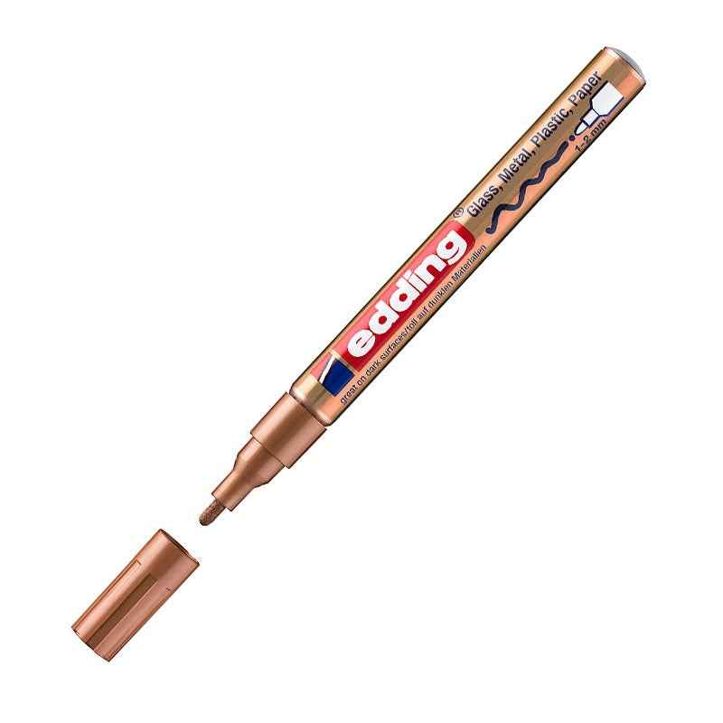 Edding 751 Paint Marker 1-2mm Round Nib Copper