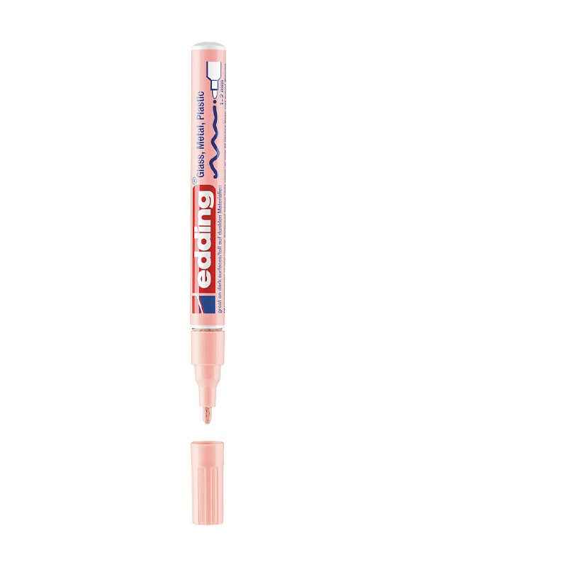 Edding 751 Paint Marker 1-2mm Round Nib Pale Pink