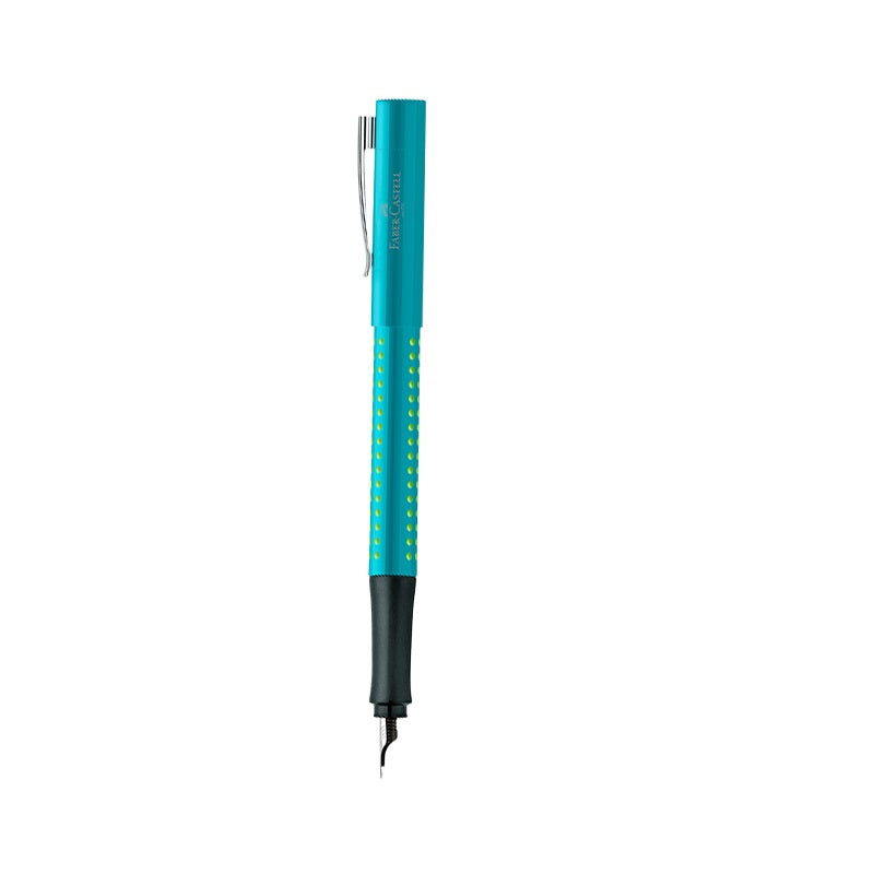 Faber-Castell Grip Fountain Pen Fine Nib Lake Green