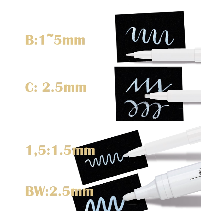 Faber-Castell PITT Artist Pen - Brush - White (101) - 2 Pack