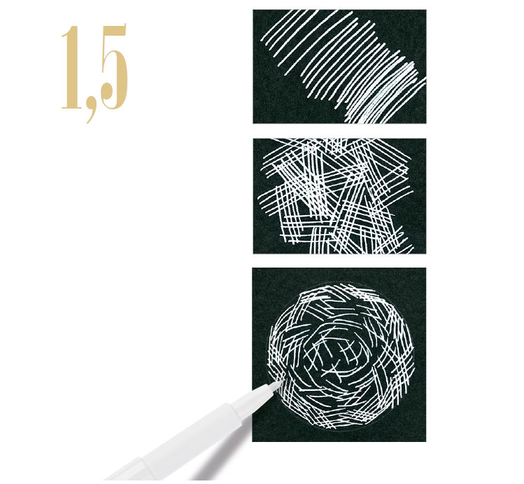 Faber-Castell PITT Artist Pen 1.5 mm Bullet Nib White (101) - 2 Pack