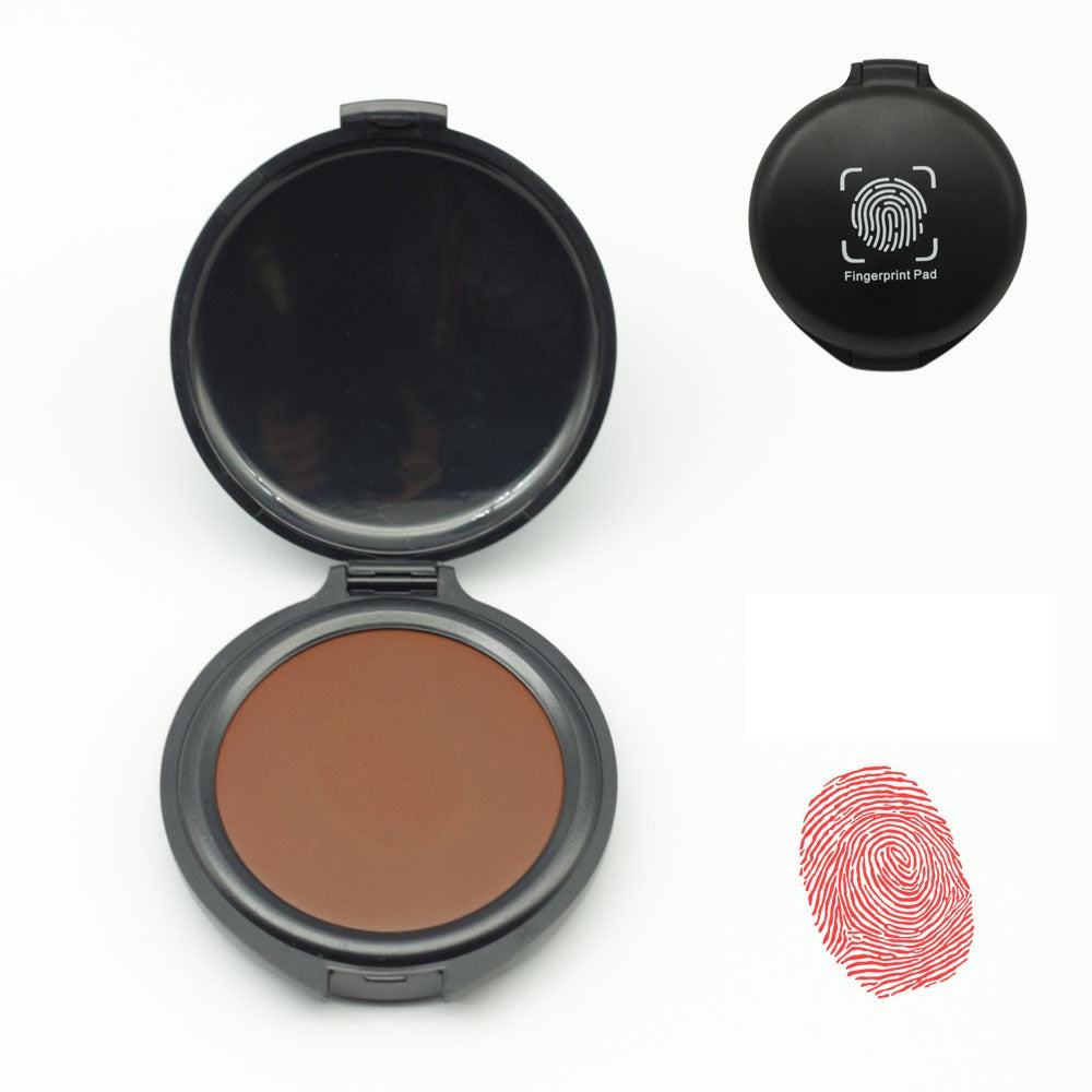 3 Pack Stamp Thumbprint Fingerprint Pad Black Blue Red Ink 3 Red