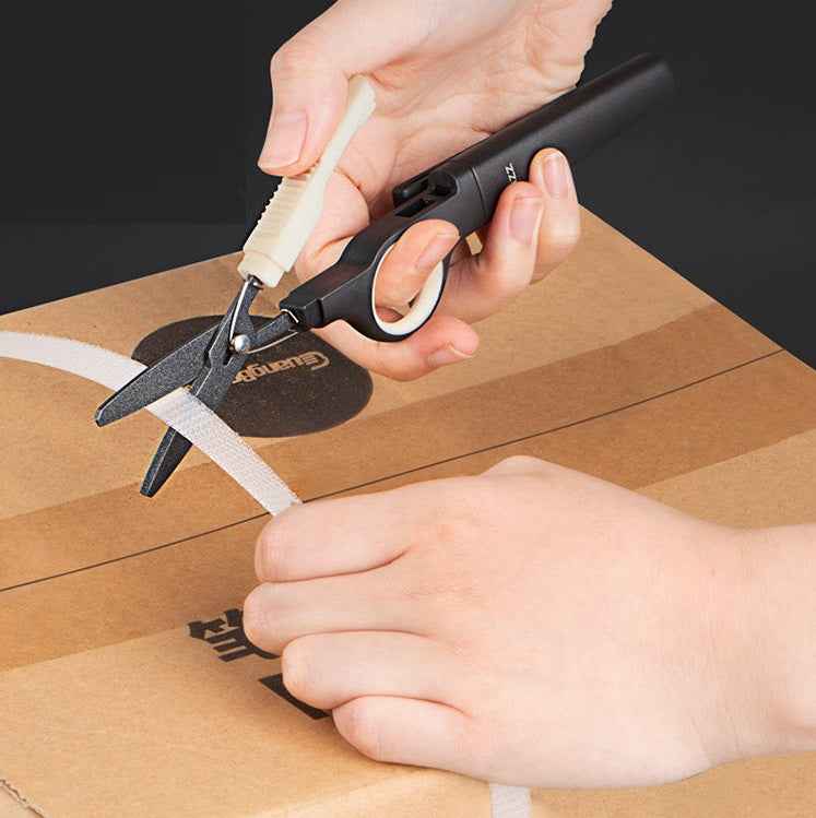 Fizz Non-Stick Teflon Scissors with Cover – Portable Craft Office 135mm