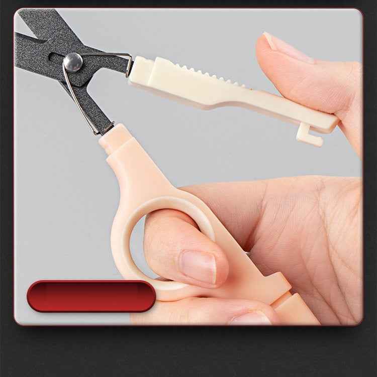 Fizz Non-Stick Teflon Scissors with Cover – Portable Craft Office 135mm