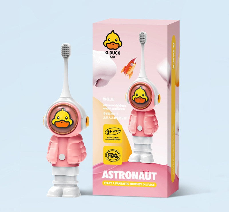 G.Duck Astronaut Kids Electric Toothbrush Yellow