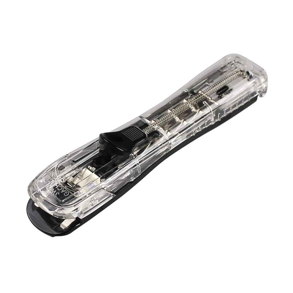 OHTO 3WAY GACHUCK Clip Dispenser with 12pcs Clips Clear