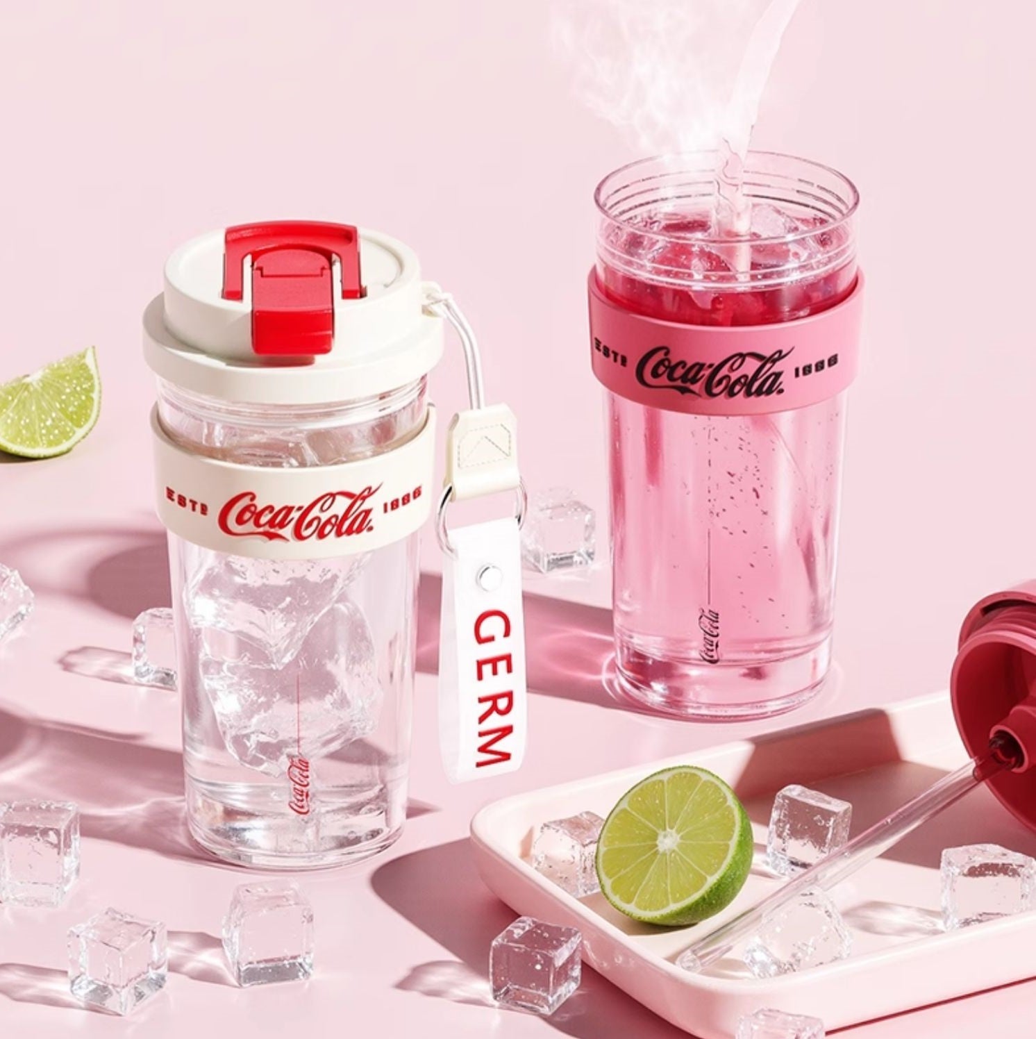 GERM x Coca-Cola Limited Edition Travel Water Bottle for Women - 520ml