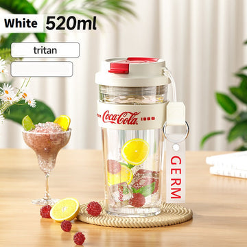 GERM x Coca-Cola Limited Edition Travel Water Bottle for Women - 520ml White
